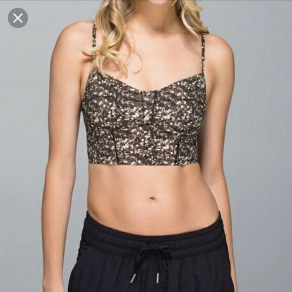 Lululemon limited edition sequin print bra